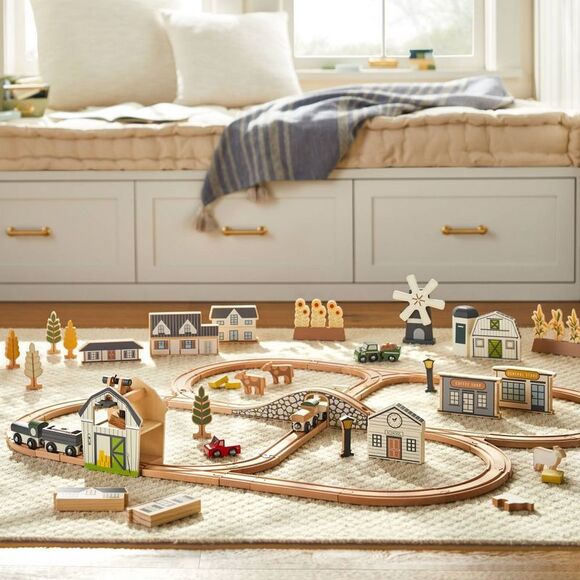Toy Train Track Set - 84pc - Hearth & Hand with Ma Tan - Picture 2 of 3